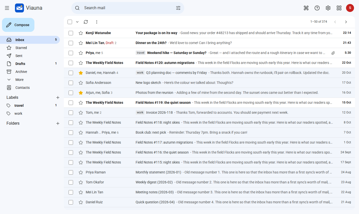 The inbox